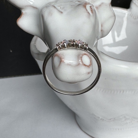 Pretty In Pink Opal & Tourmaline Ring 925SS—NWOT - Picture 4 of 7